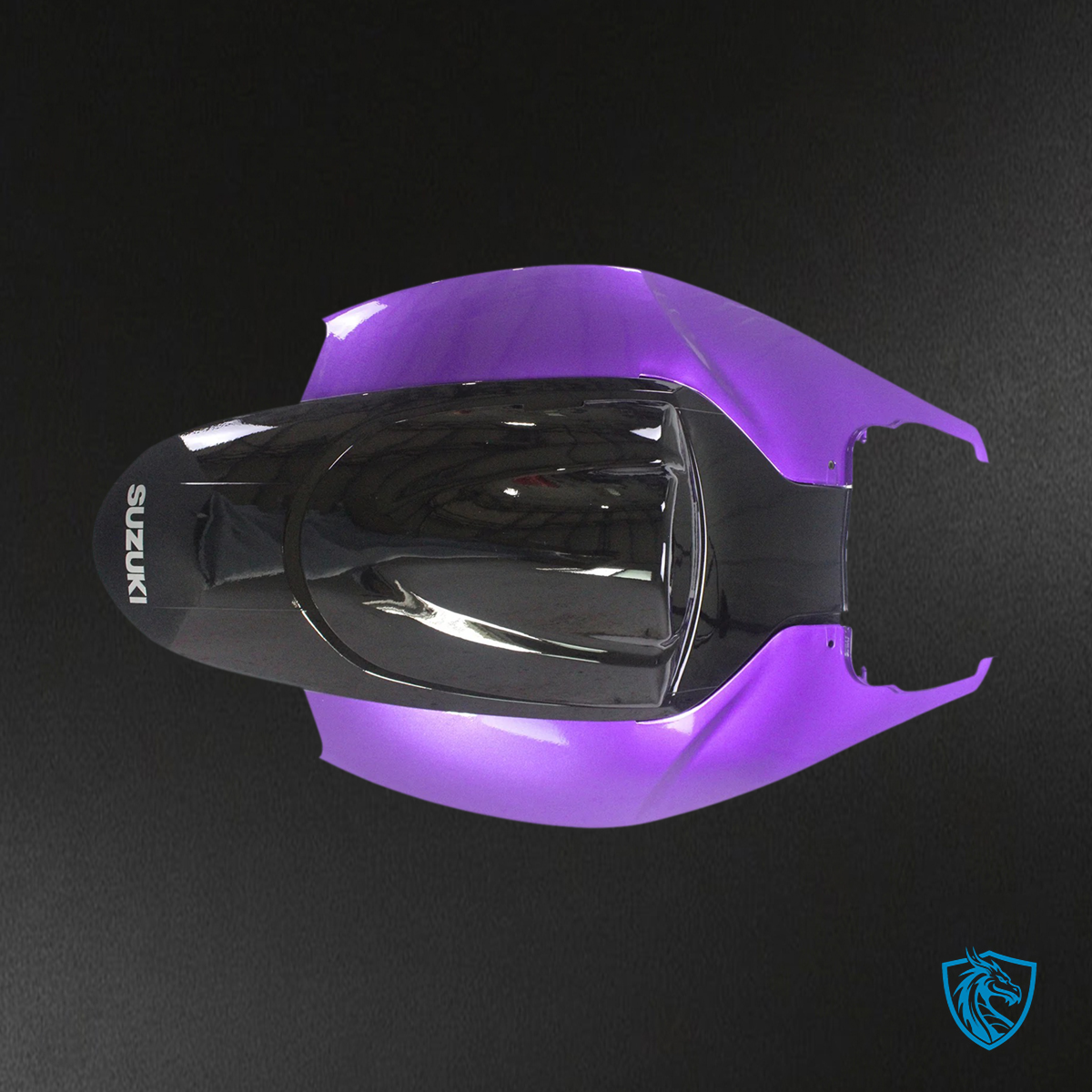 Suzuki GSXR 600-750 (2006-2007) Black & Purple - Fairing Kit