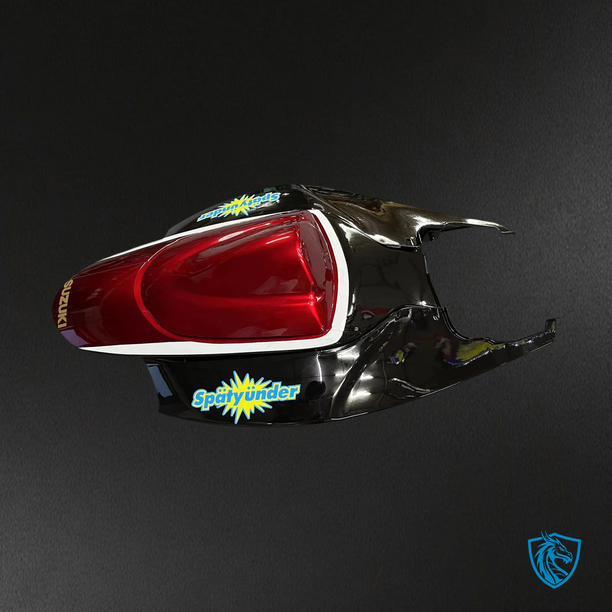Suzuki GSXR 600-750 (2006-2007) Black & Red - Fairing Kit