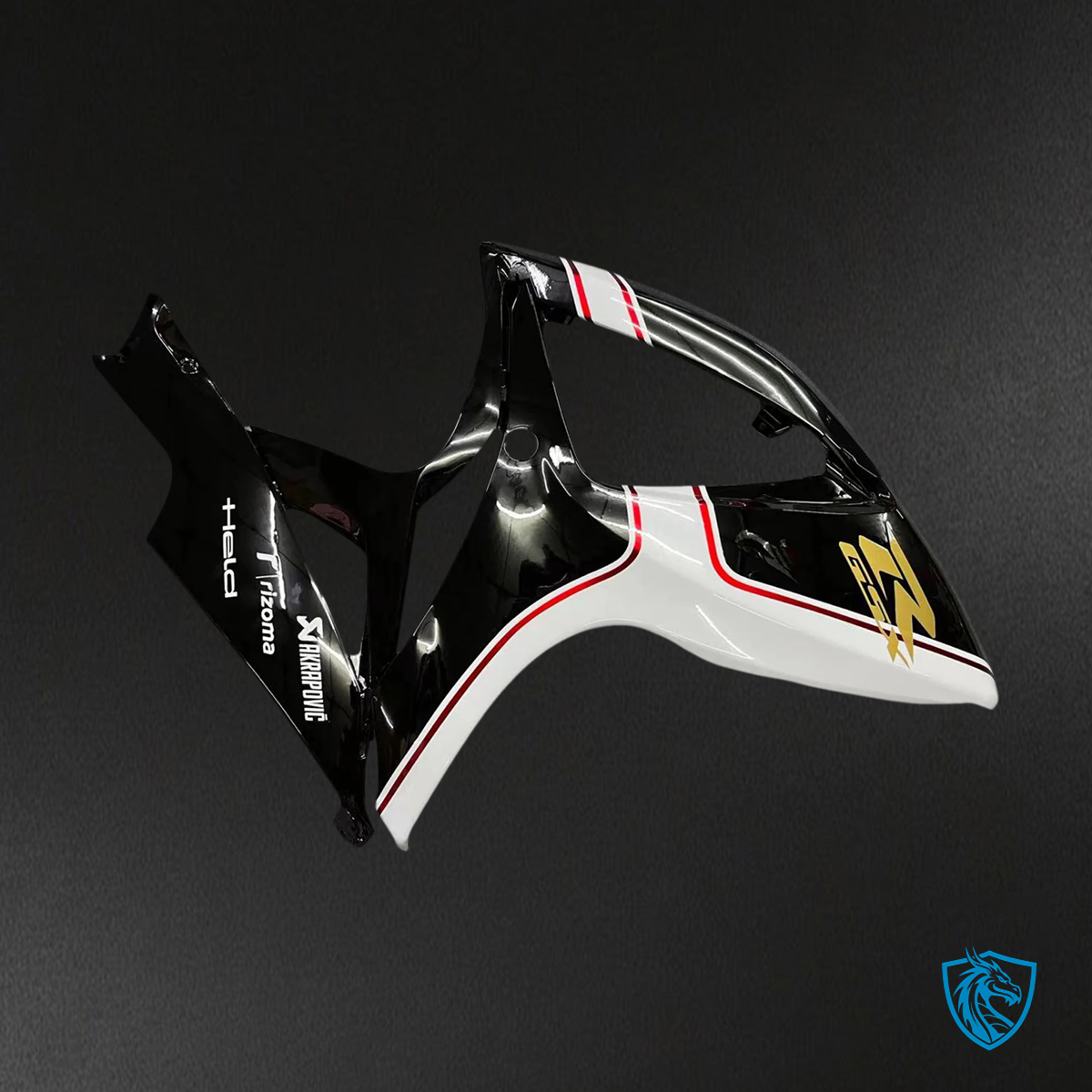 Suzuki GSXR 600-750 (2006-2007) Black & Red - Fairing Kit