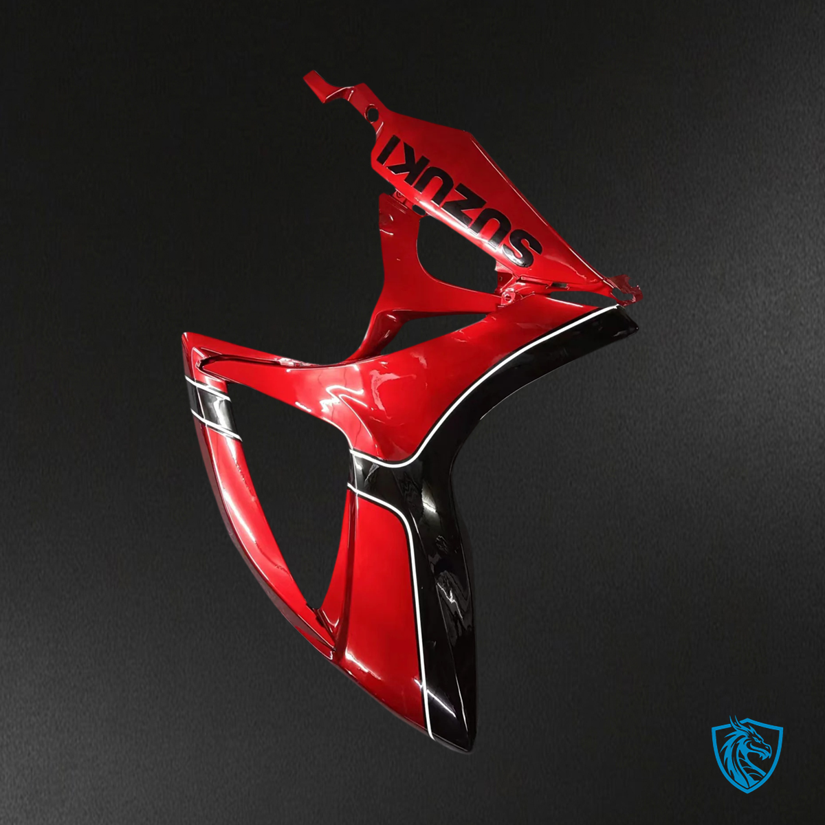 Suzuki GSXR 600-750 (2006-2007) Black and Red - Fairing Kit