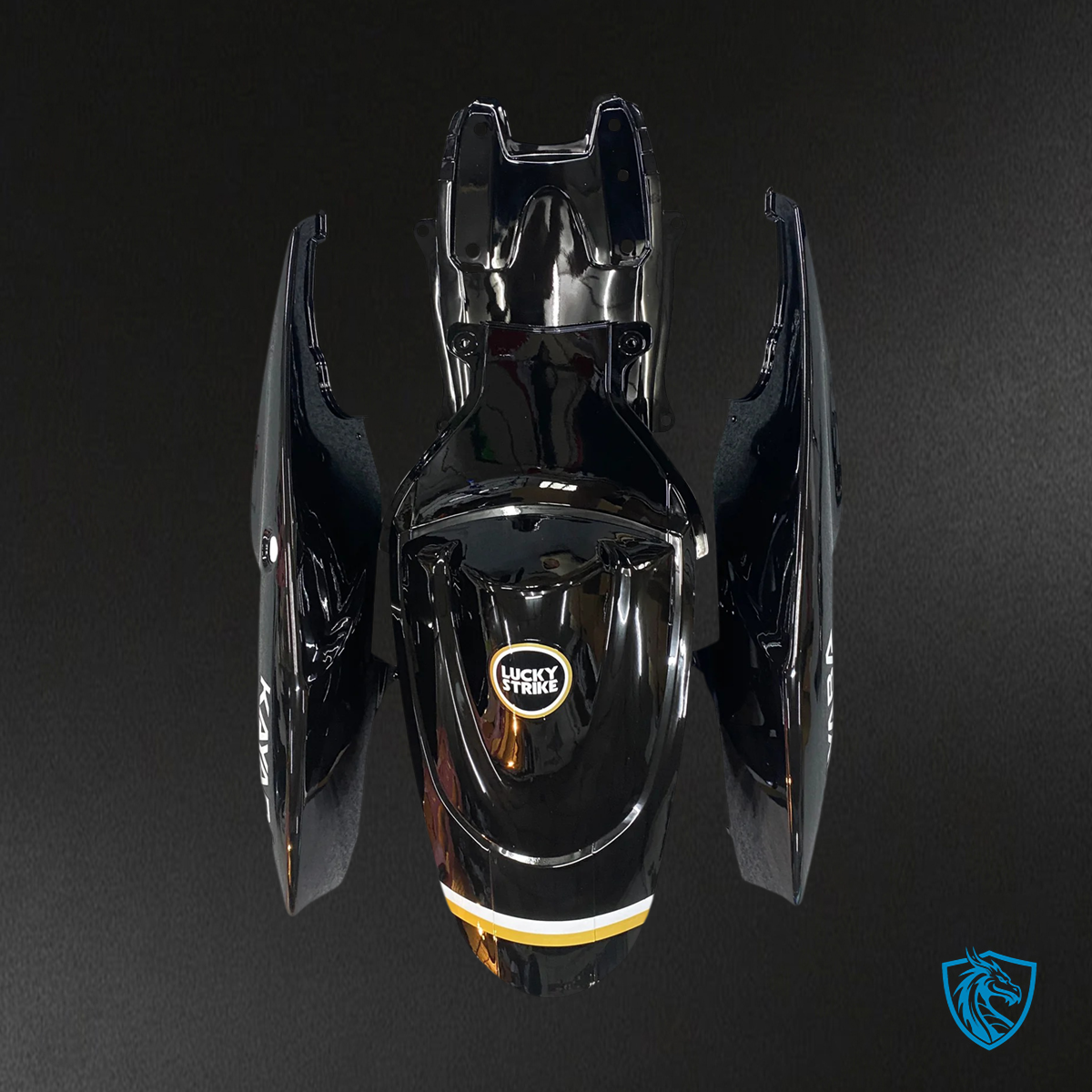 Suzuki GSXR 600-750 (2006-2007) Black with Accent - Fairing Kit