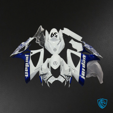 Suzuki GSXR 600-750 (2006-2007) Blue Jordan Motorcycle Fairings Kit - Aftermarket ABS Bodywork
