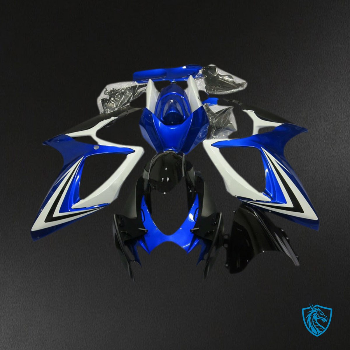 Suzuki GSXR 600-750 (2006-2007) Blue OEM Style Motorcycle - Custom ABS Fairing Kit