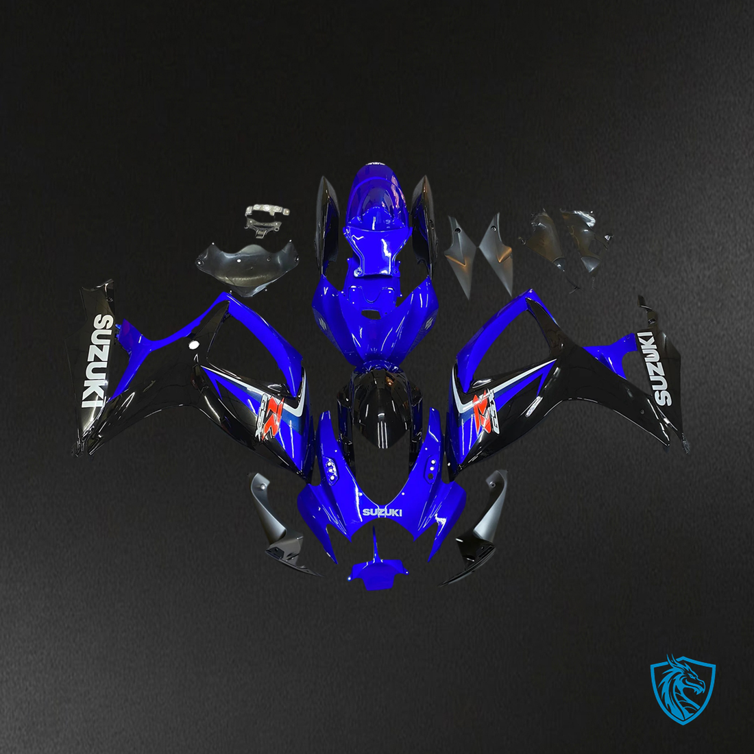 Suzuki GSXR 600-750 (2006-2007) Blue & Black Style 3 - Fairing Kit