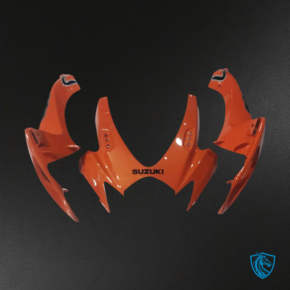 Suzuki GSXR 600-750 (2006-2007) Bull Orange & Sliver - Fairing Kit