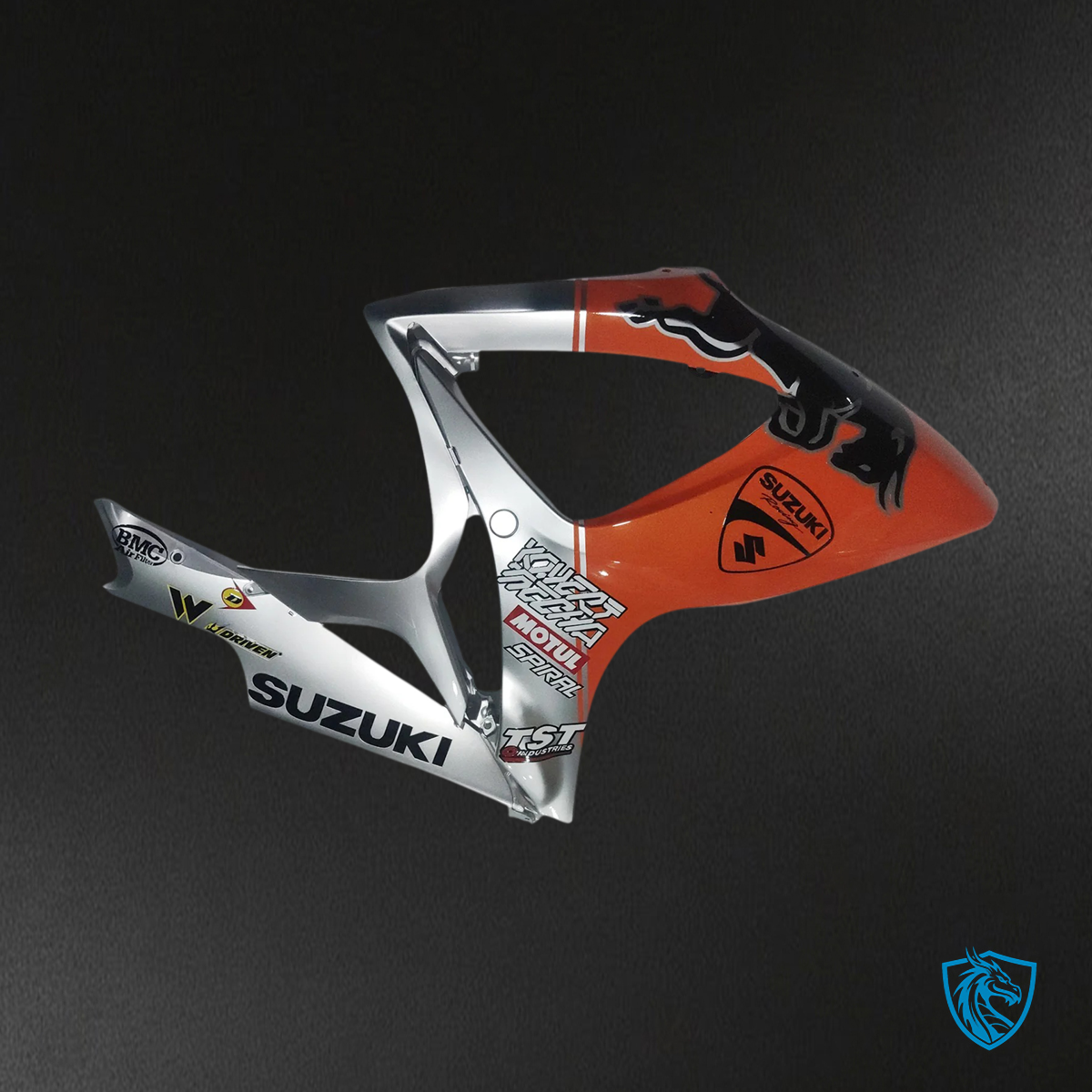 Suzuki GSXR 600-750 (2006-2007) Bull Orange & Sliver - Fairing Kit