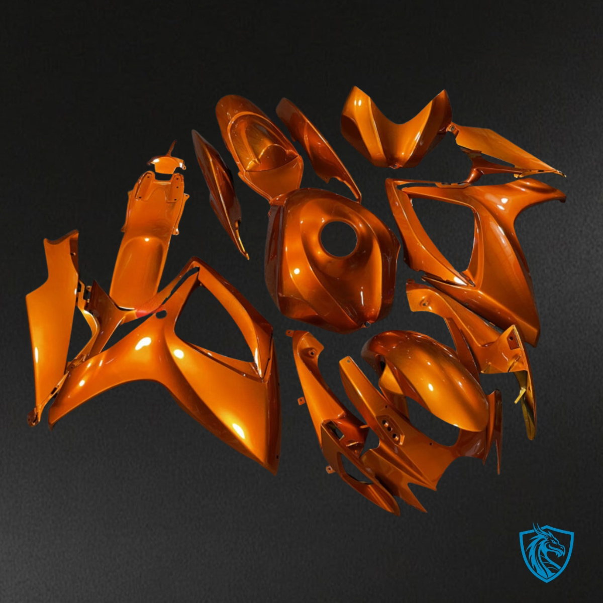Suzuki GSXR 600-750 (2006-2007) Burnt Orange - Custom ABS Fairing Kit