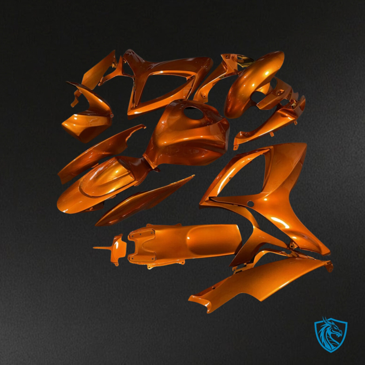 Suzuki GSXR 600-750 (2006-2007) Burnt Orange - Custom ABS Fairing Kit