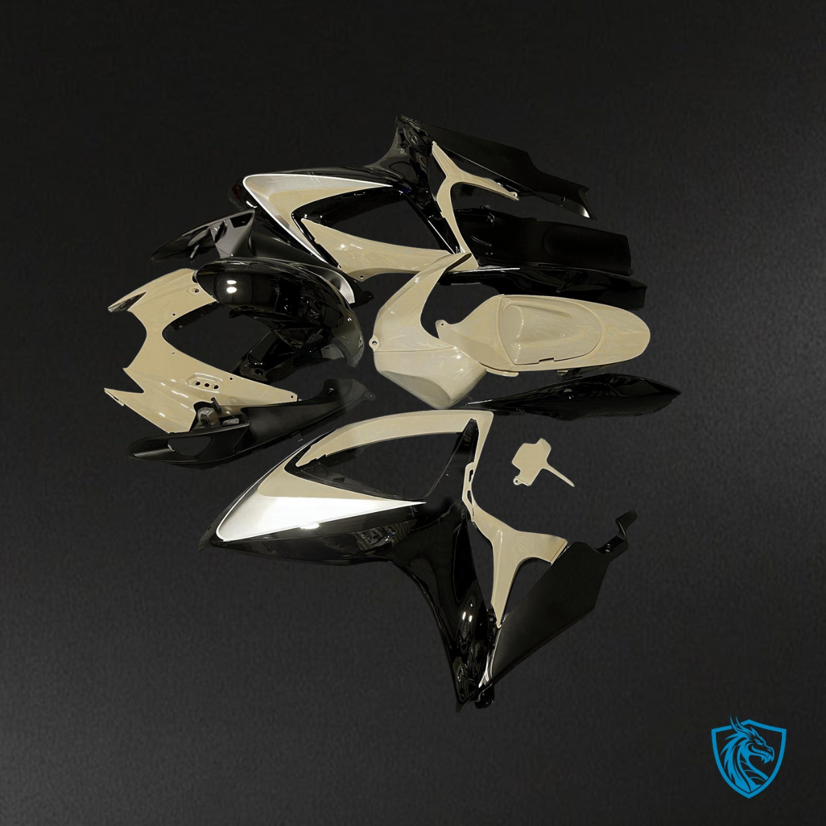 Suzuki GSXR 600-750 (2006-2007) Desert Tan & Black OEM Style Fairing Kit | ABS Bodywork