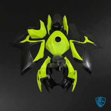 Suzuki GSXR 600-750 (2006-2007) Gloss Lime Green & Black Fairing Kit | ABS Bodywork