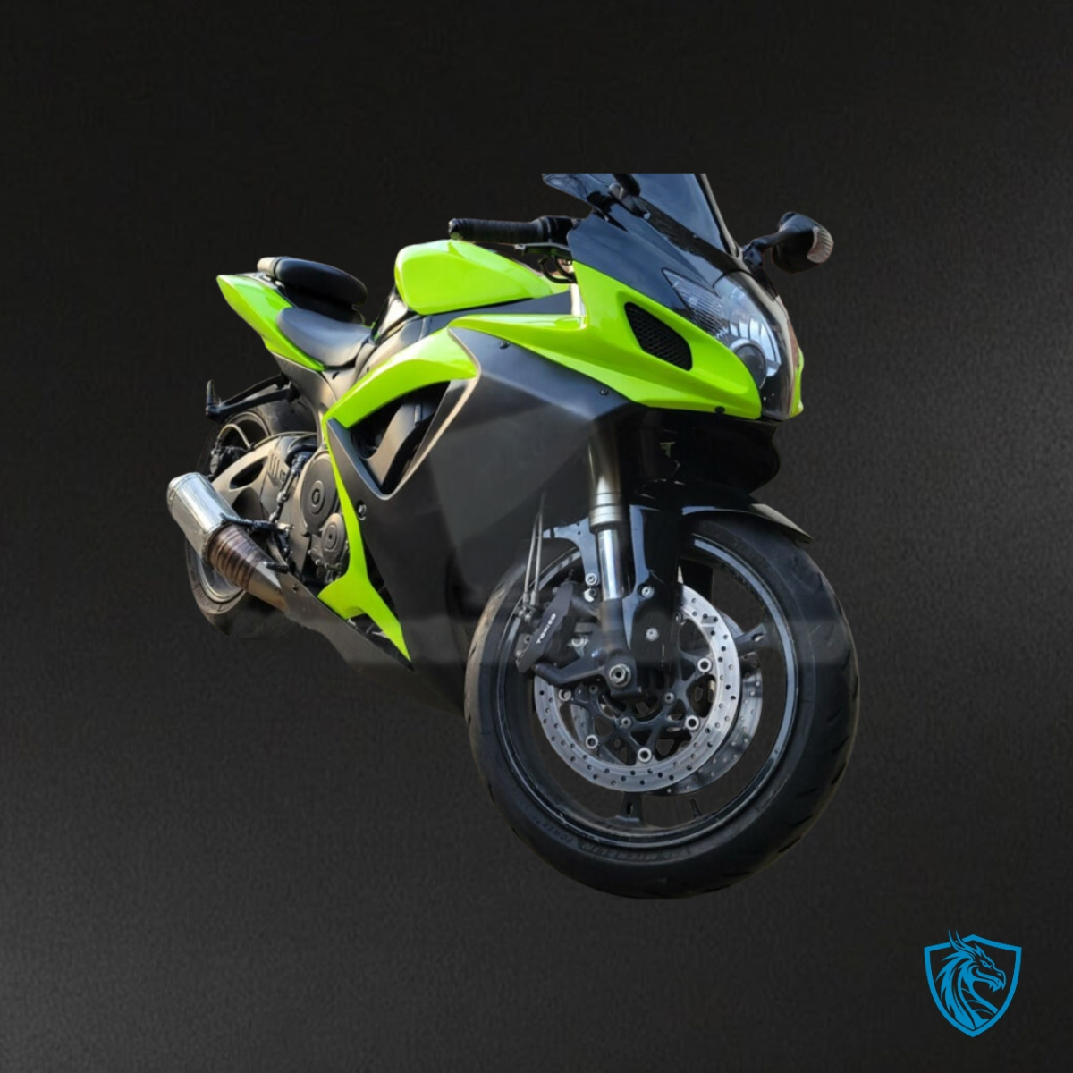 Suzuki GSXR 600-750 (2006-2007) Gloss Lime Green & Black Fairing Kit | ABS Bodywork