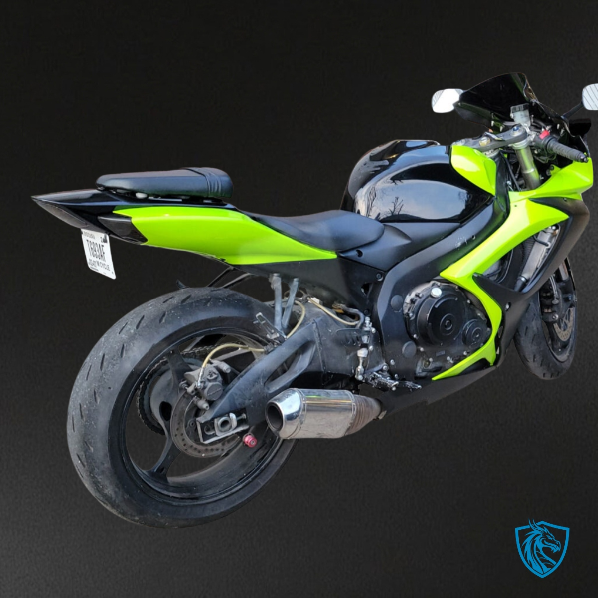 Suzuki GSXR 600-750 (2006-2007) Gloss Lime Green & Black Fairing Kit | ABS Bodywork