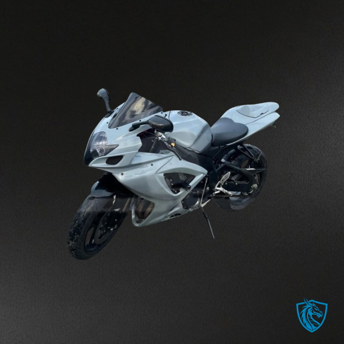 Suzuki GSXR 600-750 (2006-2007) Gloss Nardo Gray & White Fairing Kit - Aftermarket ABS Bodywork
