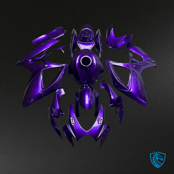 Suzuki GSXR 600-750 (2006-2007) Gloss Purple Plain Fairing Kit | ABS Bodywork