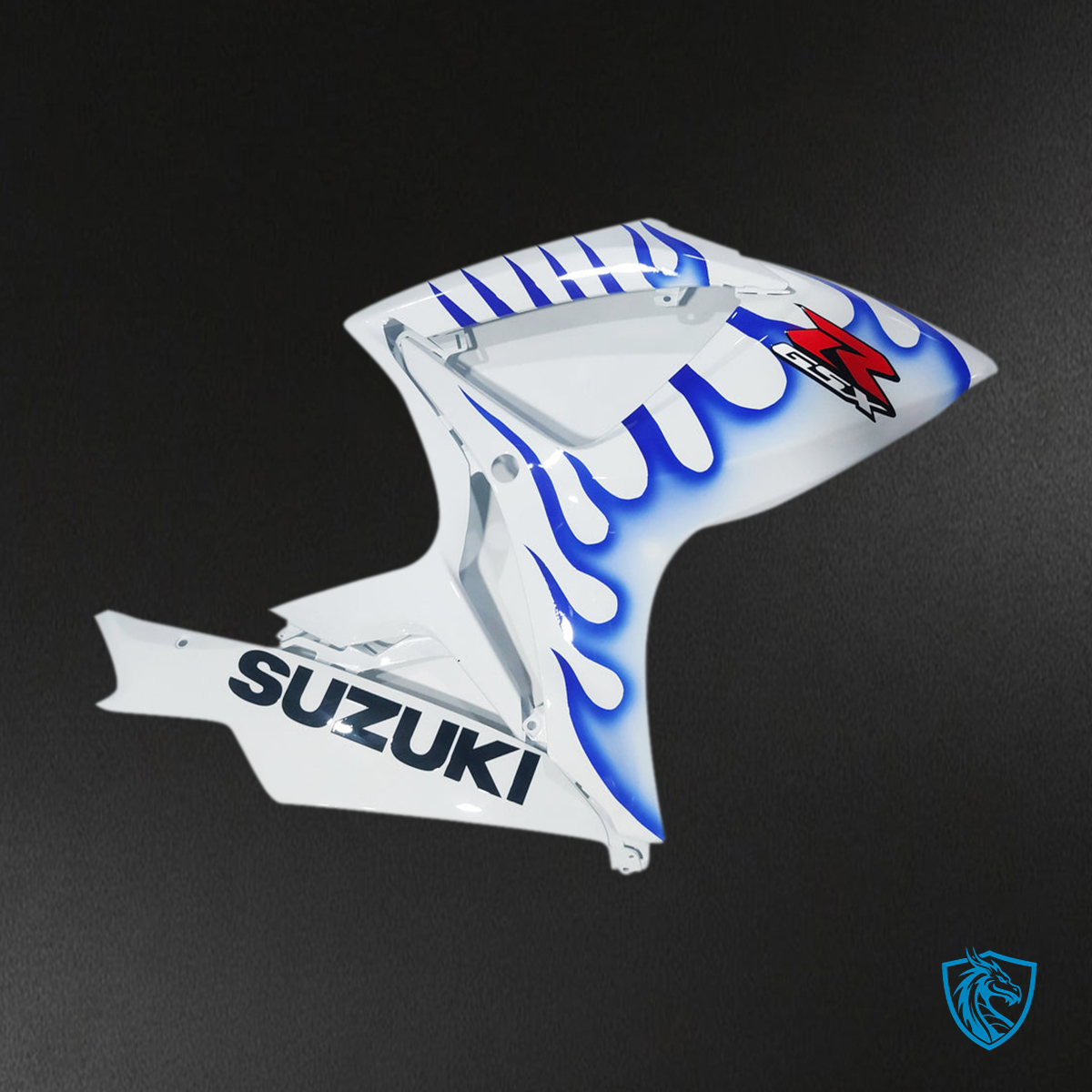 Suzuki GSXR 600-750 (2006-2007) White & Blue K6 - MERGEment Motorcycle Fairings Kit
