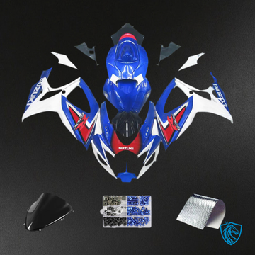 Suzuki GSXR 600-750 (2006-2007) Blue & White K6 Fairing Kit | ABS Bodywork