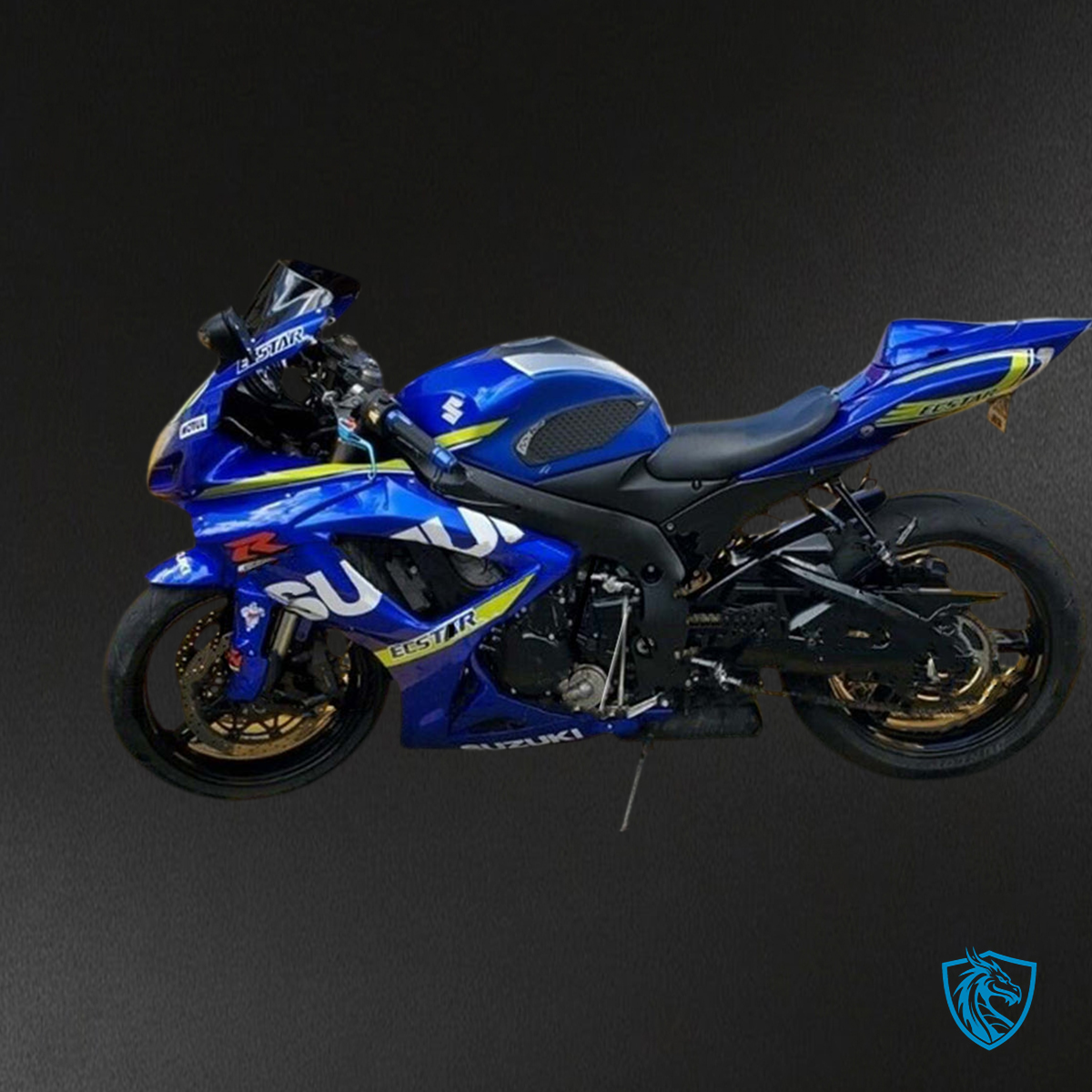 Suzuki GSXR 600-750 (2006-2007) Blue & White K6 Fairing Kit - Aftermarket ABS Bodywork