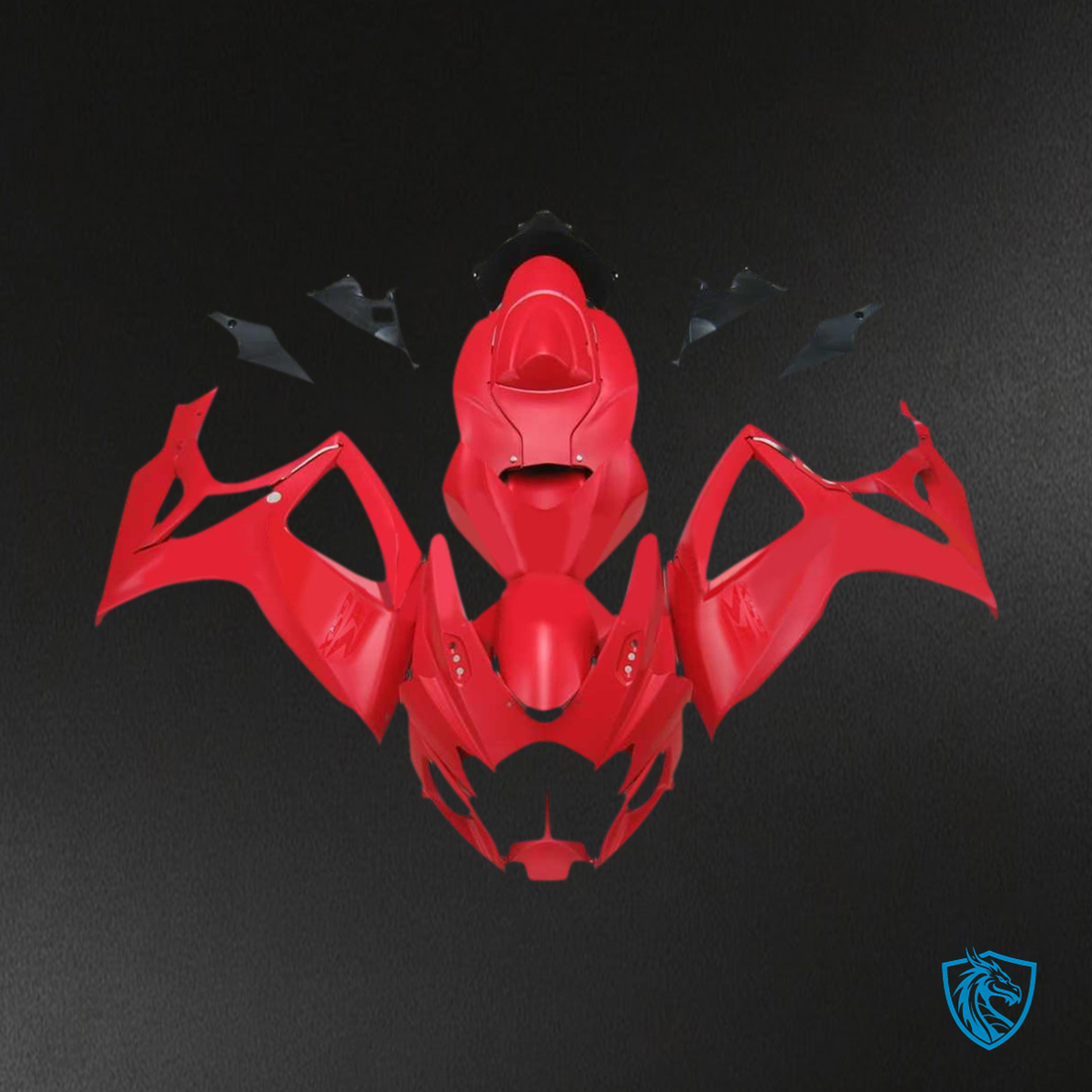 Suzuki GSXR 600-750 (2006-2007) Gloss Red & Black K6 Fairing Kit | ABS Bodywork