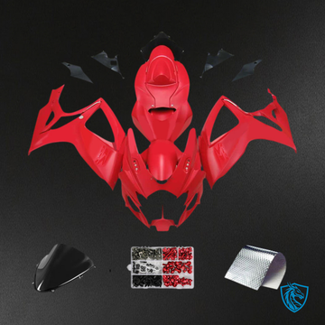 Suzuki GSXR 600-750 (2006-2007) Gloss Red & Black K6 Fairing Kit | ABS Bodywork