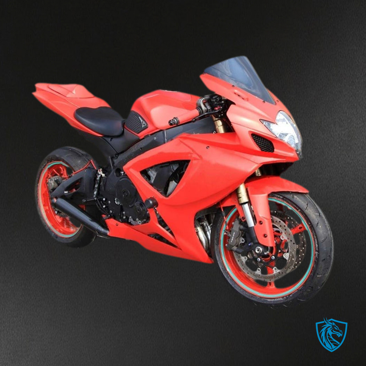 Suzuki GSXR 600-750 (2006-2007) Gloss Red & Black K6 Fairing Kit | ABS Bodywork