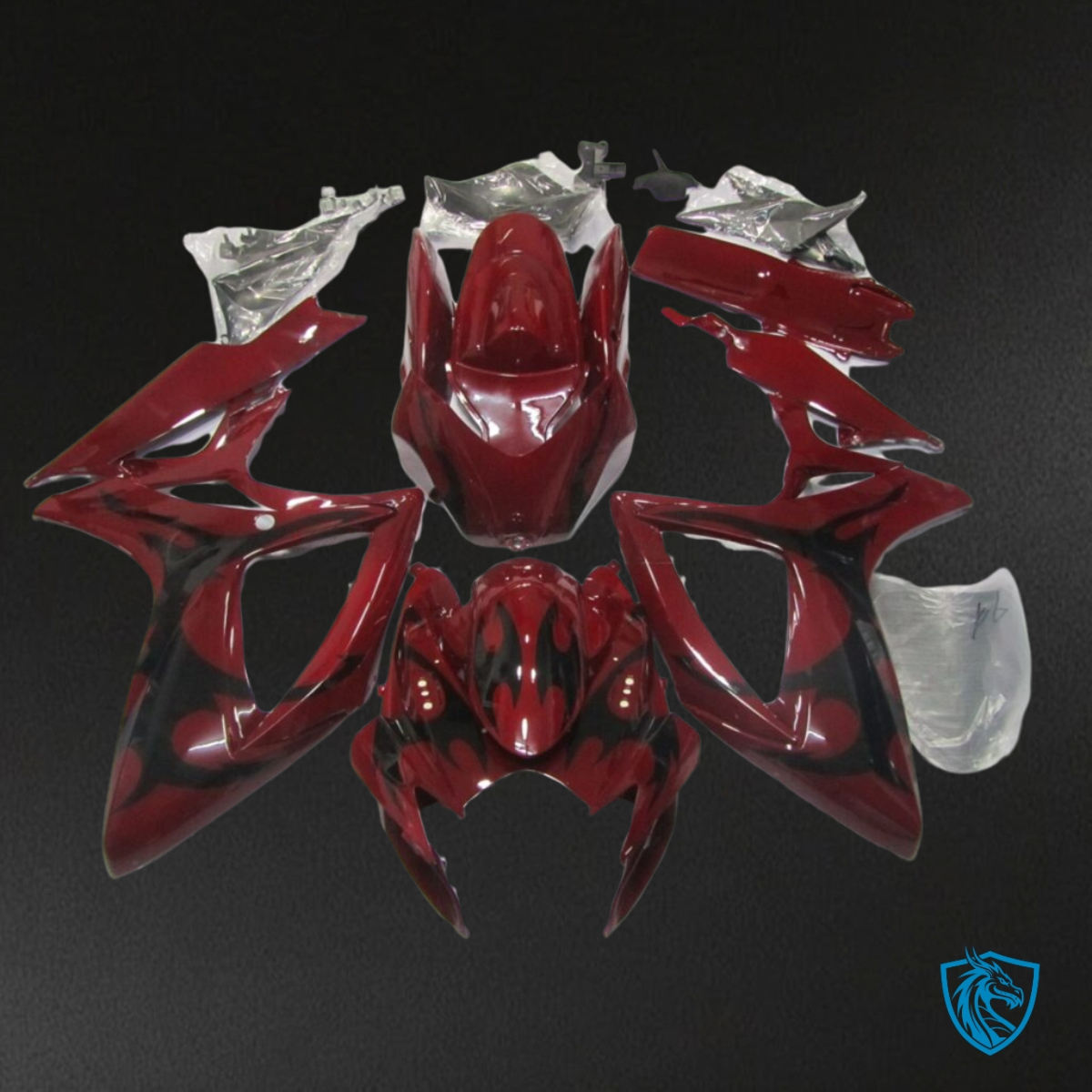 Suzuki GSXR 600-750 (2006-2007) Maroon Red - MERGEment Motorcycle Fairings Kit