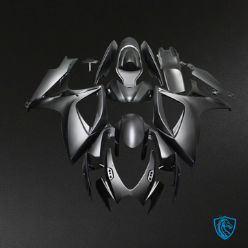 Suzuki GSXR 600-750 (2006-2007) Matte Black Fairing Kit - Aftermarket ABS Bodywork