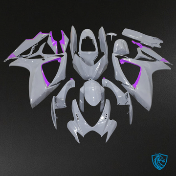 Suzuki GSXR 600-750 (2006-2007) Nardo Purple Trim - MERGEment Motorcycle Fairings Kit