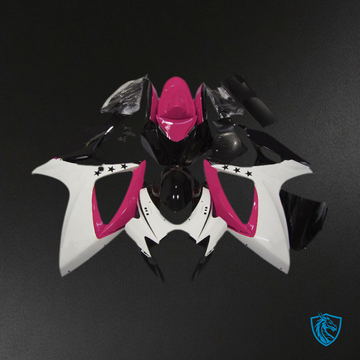 Suzuki GSXR 600-750 (2006-2007) Pink Star Motorcycle Fairings Kit | ABS Bodywork