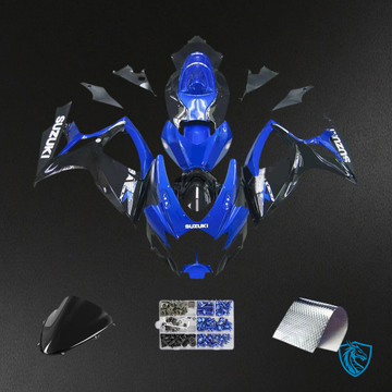 Suzuki GSXR 600-750 (2006-2007) Blue & Blake - Custom ABS Fairing Kit