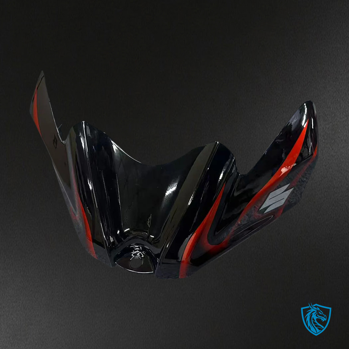 Suzuki GSXR 600-750 (2008-2010) Black & Orange Fire - Fairing Kit