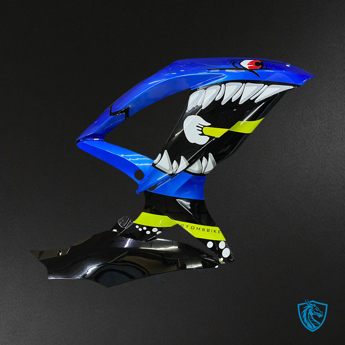 Suzuki GSXR 600-750 (2008-2010) Blue & Green Monster - Fairing Kit