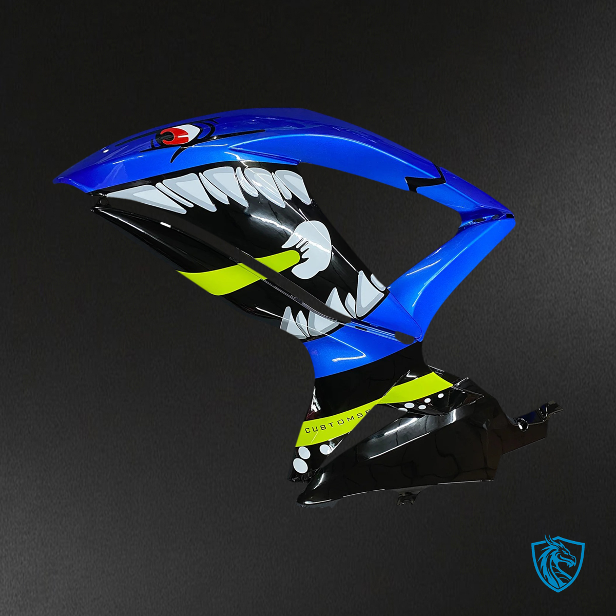Suzuki GSXR 600-750 (2008-2010) Blue & Green Monster - Fairing Kit