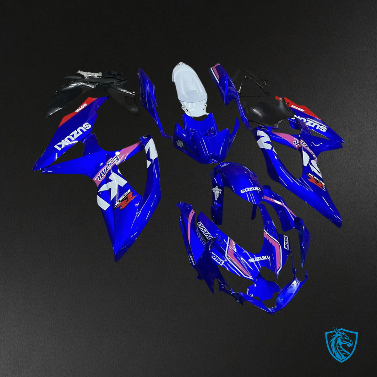 Suzuki GSXR 600-750 (2008-2010) Blue & Pink - Fairing Kit