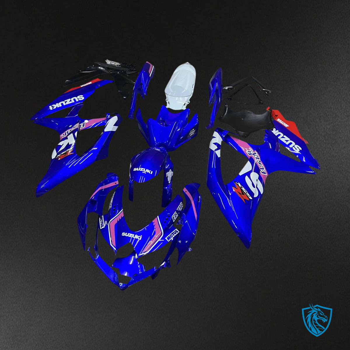 Suzuki GSXR 600-750 (2008-2010) Blue & Pink - Fairing Kit