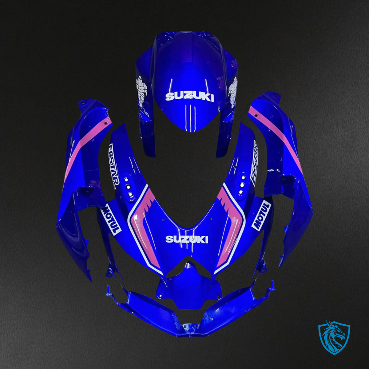 Suzuki GSXR 600-750 (2008-2010) Blue & Pink - Fairing Kit