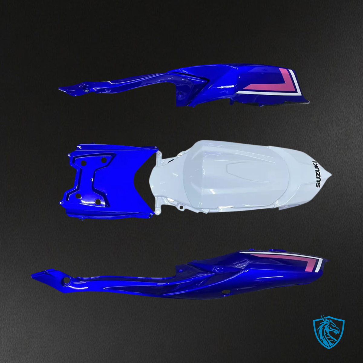Suzuki GSXR 600-750 (2008-2010) Blue & Pink - Fairing Kit