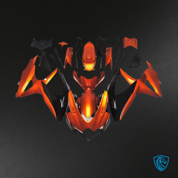 Suzuki GSXR 600-750 (2008-2010) Bronze, Orange & Black - MERGEment Motorcycle Fairings Kit