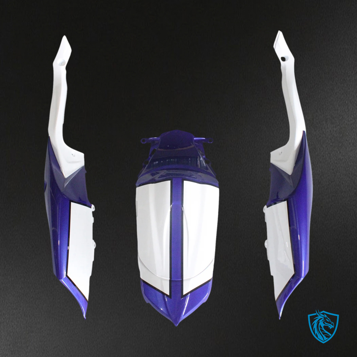 Suzuki GSXR 600-750 (2008-2010) Gloss Purple & White - Fairing Kit