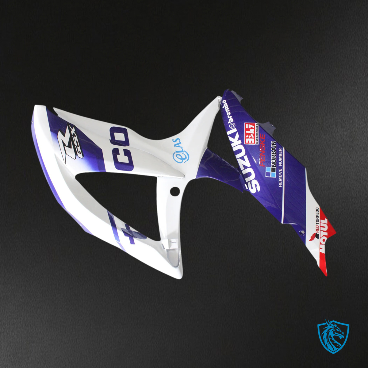 Suzuki GSXR 600-750 (2008-2010) Gloss Purple & White - Fairing Kit