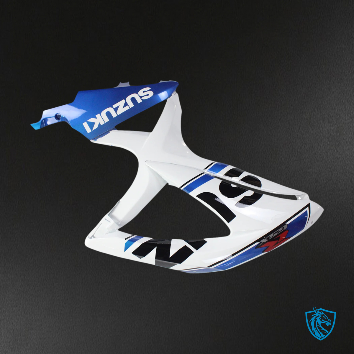 Suzuki GSXR 600-750 (2008-2010) White & Blue - Fairing Kit