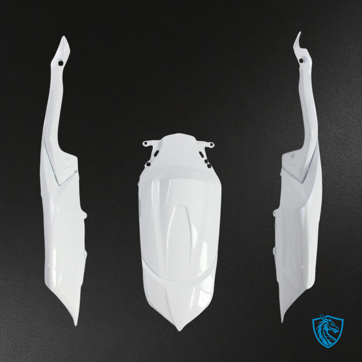 Suzuki GSXR 600-750 (2008-2010) White & Blue - Fairing Kit