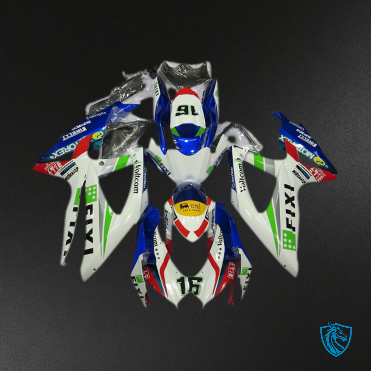 Suzuki GSXR 600-750 (2008-2010) Fixi Blue - MERGEment Motorcycle Fairings Kit