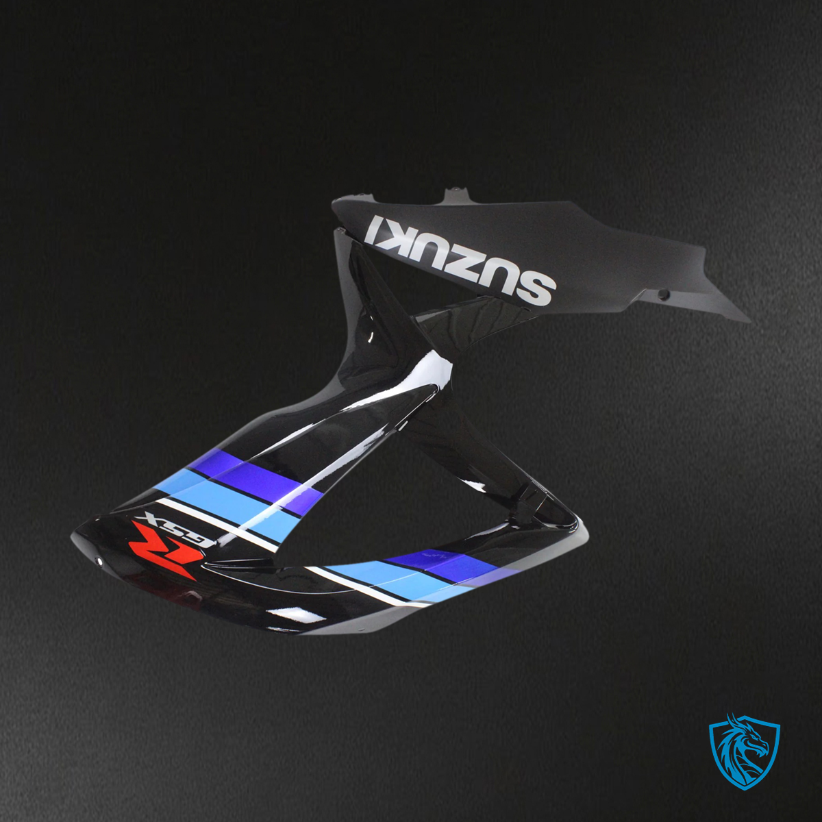 Suzuki GSXR 600-750 (2008-2010) Gloss Black & Blue - Fairing Kit