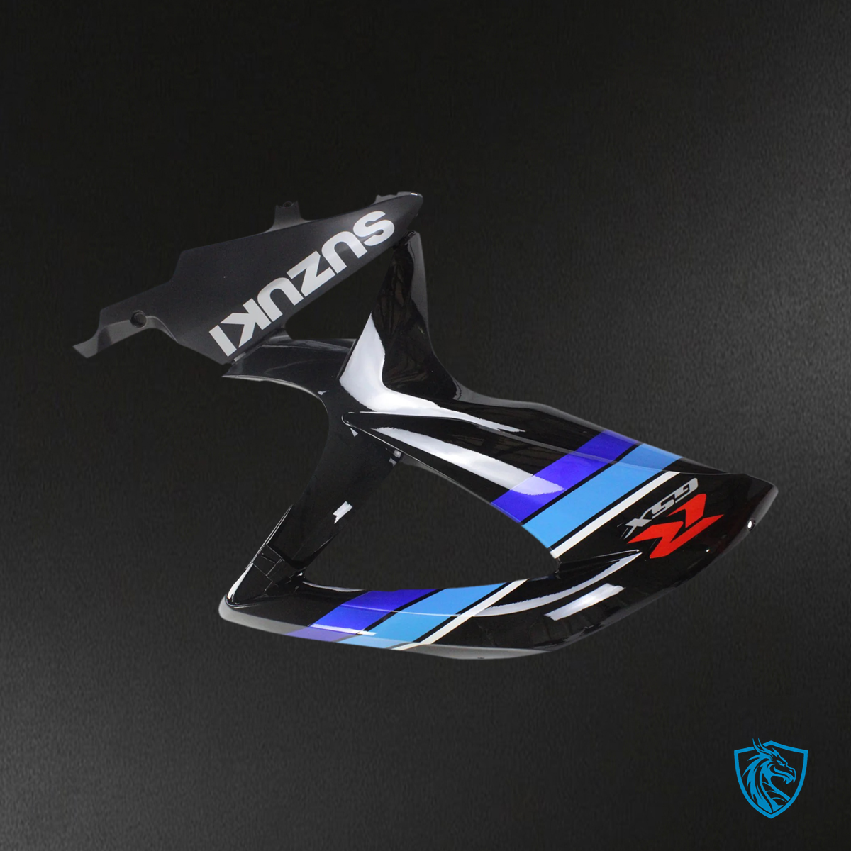 Suzuki GSXR 600-750 (2008-2010) Gloss Black & Blue - Fairing Kit