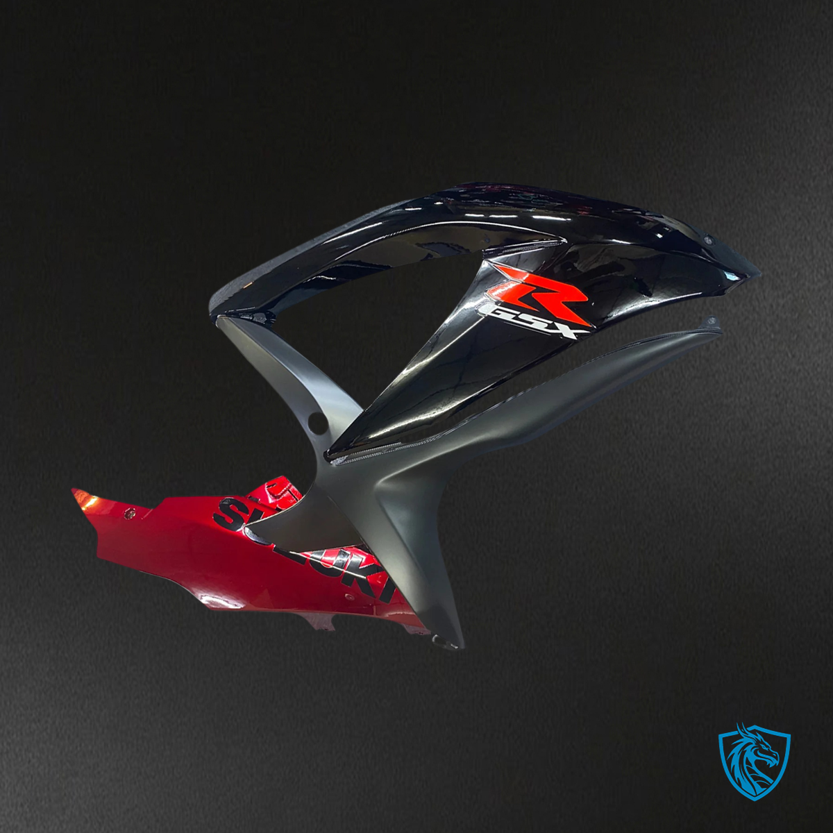 Suzuki GSXR 600-750 (2008-2010) Gloss Black & Red - Fairing Kit