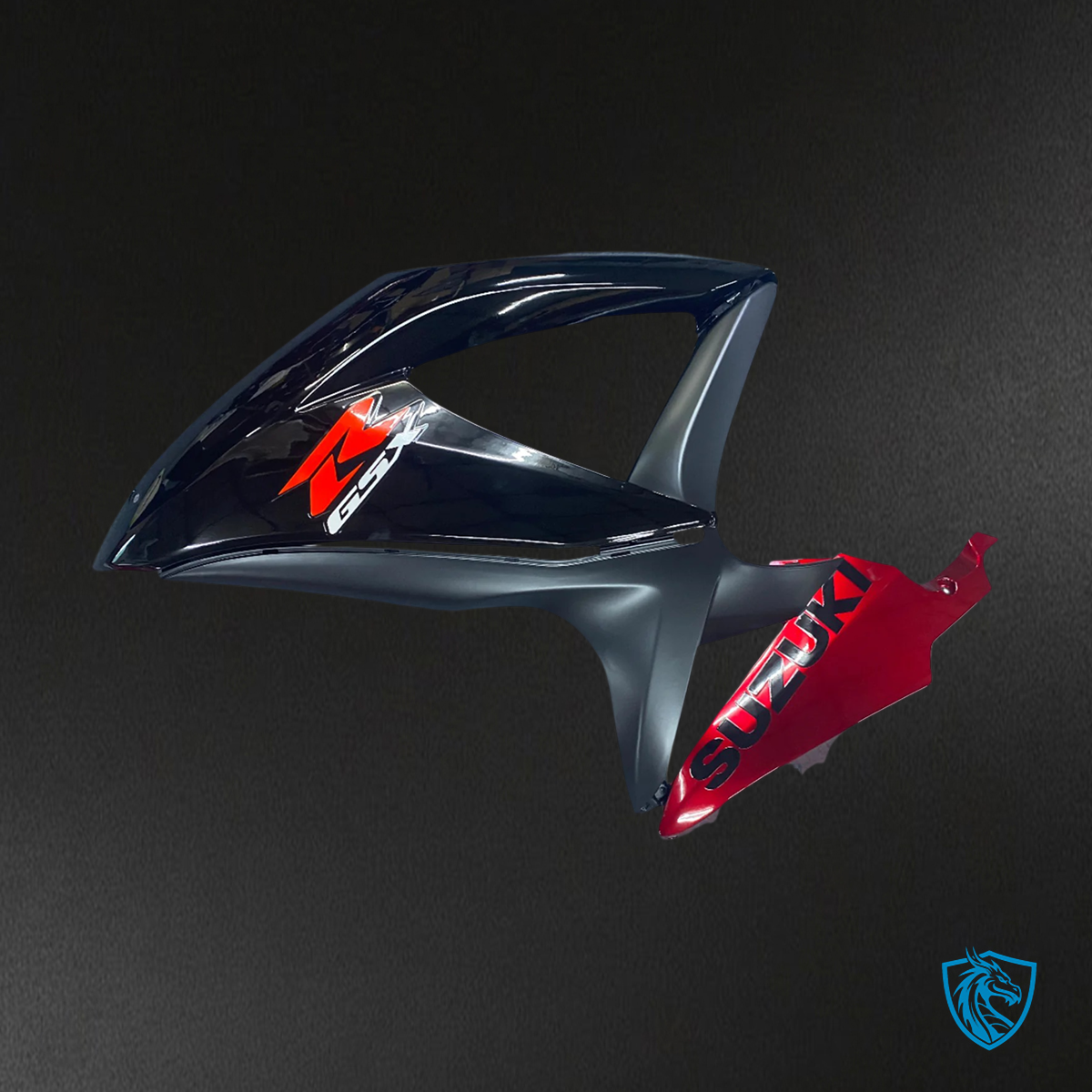 Suzuki GSXR 600-750 (2008-2010) Gloss Black & Red - Fairing Kit