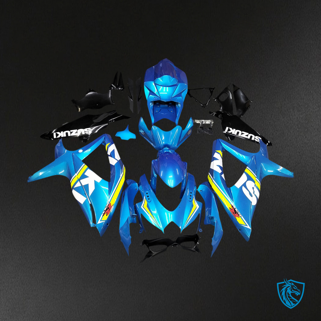 Suzuki GSXR 600-750 (2008-2010) Gloss Blue - Fairing Kit