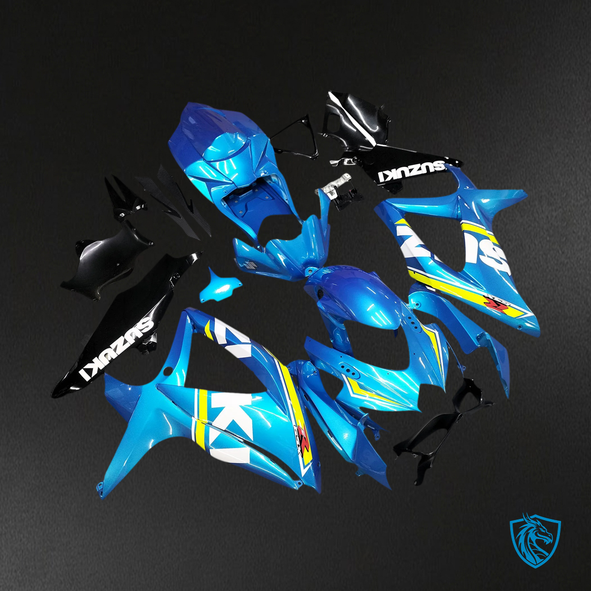 Suzuki GSXR 600-750 (2008-2010) Gloss Blue - Fairing Kit