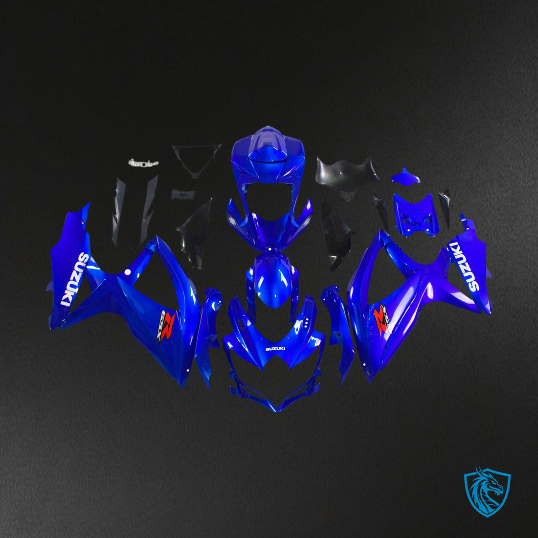 Suzuki GSXR 600-750 (2008-2010) Dark Blue - Fairing Kit