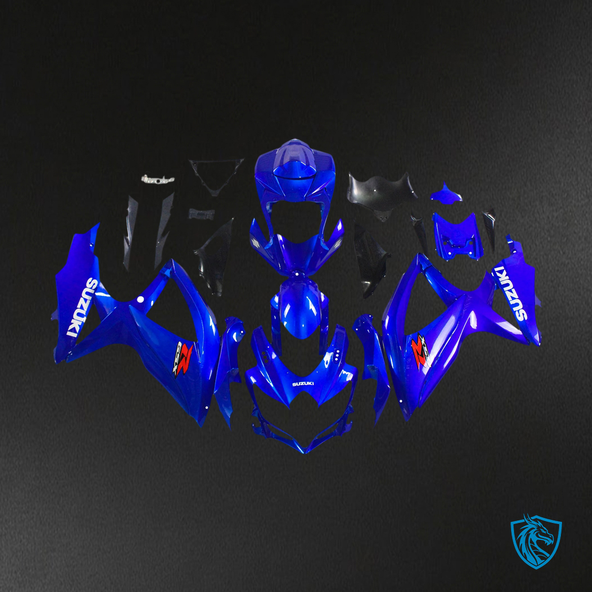 Suzuki GSXR 600-750 (2008-2010) Dark Blue - Fairing Kit